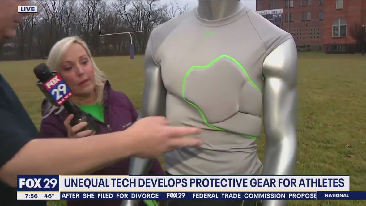 Local company details high tech chest protector shirts to help prevent chest injuries, cardiac arrest